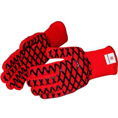 Seeway 932f Oem Service Red Pizza Oven Gloves With Fire Retardant